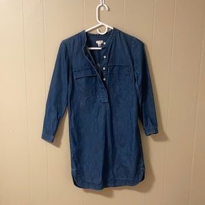 J. Crew Chambray Shirt-Dress